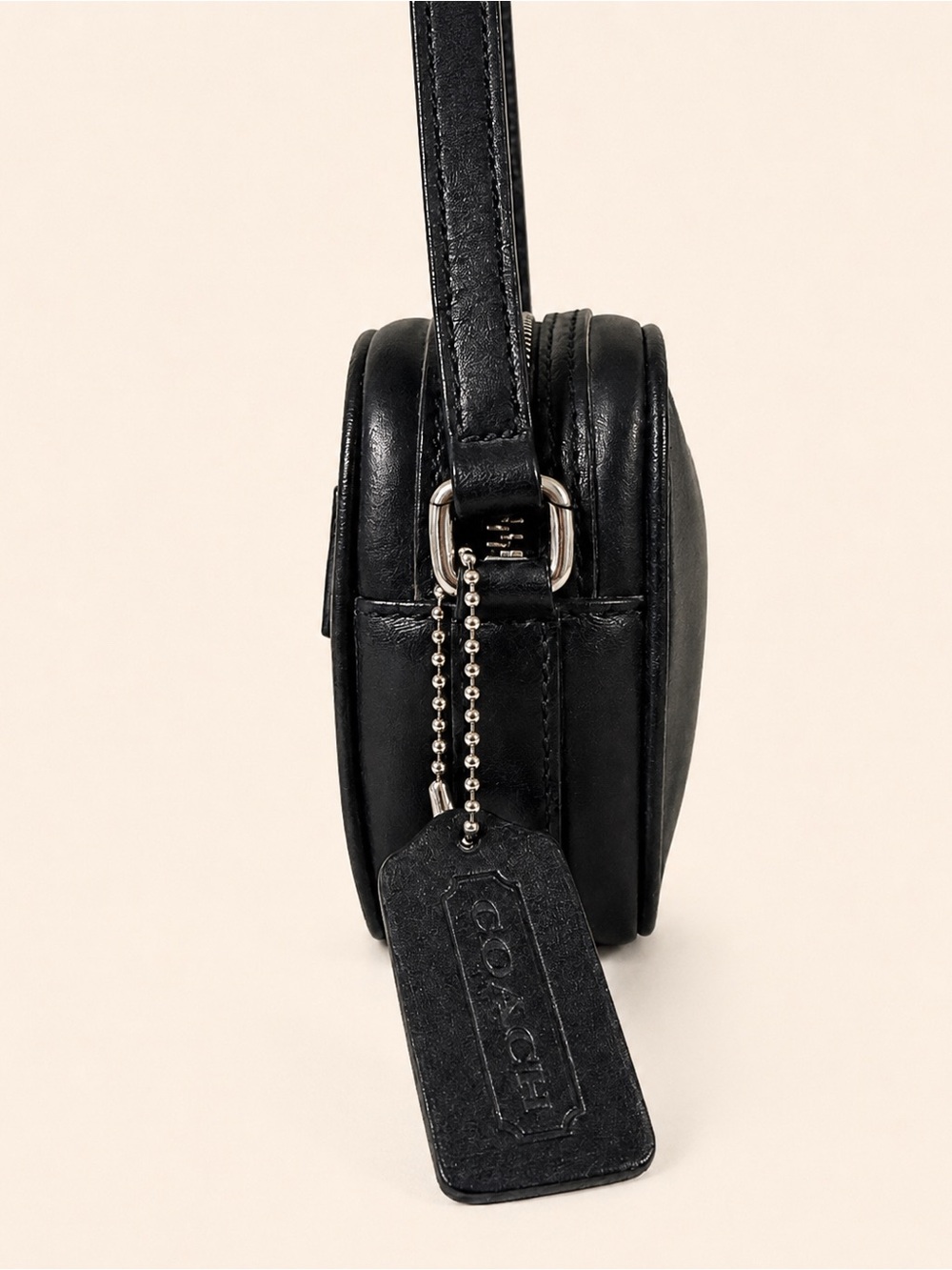 Coach Legacy West 9589 Black Leather Camera Crossbody Bag Vintage Y2K - Picture 5 of 9